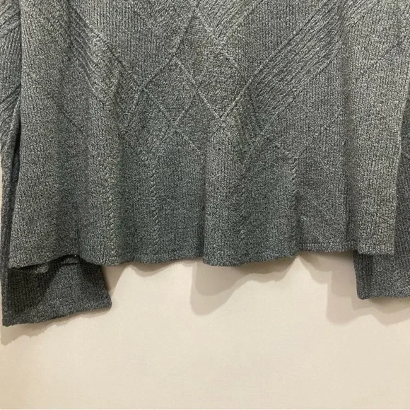 Smartwool Vneck Wool Sweater Size Medium Dark Grey - Picture 7 of 12